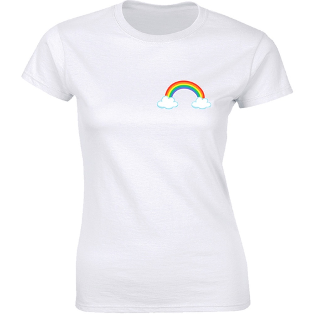 Rainbow Gay Pride Pocket Festival Freedom T-shirt